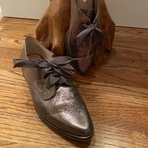 Louise et Cie bronze leather oxfords - EUC